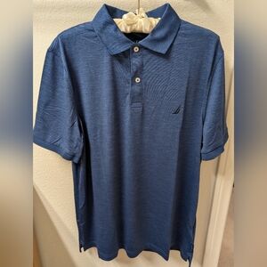 Nautica blue lightweight polo shirt, NWT